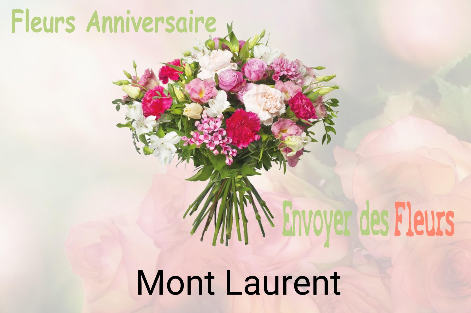 Bouquet de fleurs d’anniversaire livré à Mont-Laurent